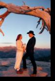 exchanging vows on sentinel dome in yosemite national park