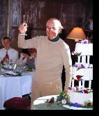 nic fiore giving toast at ahwahnee in yosemite